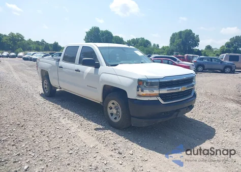 2018 Chevrolet Silverado 1500 Wt из США, поврежденный, VIN 1GCUKNECXJF167511